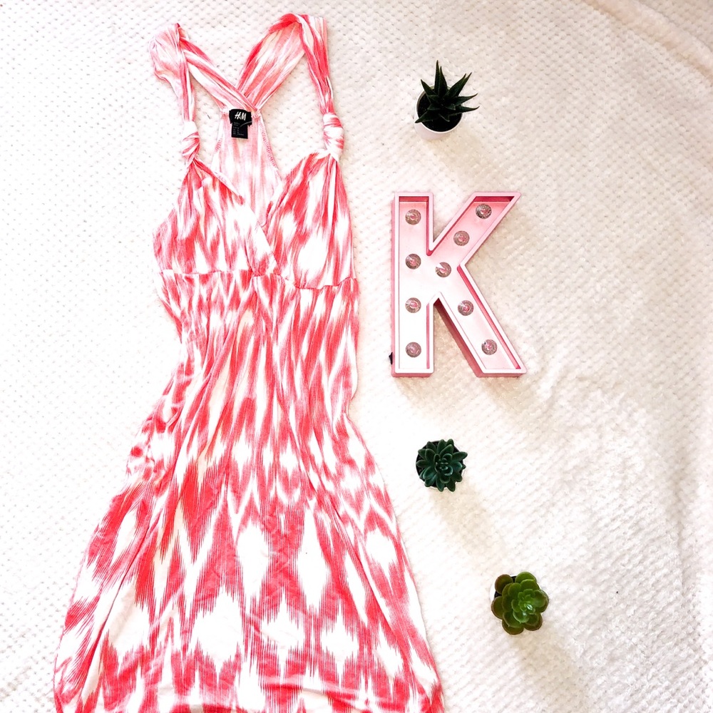🌺 H&M Pink Beach Dress